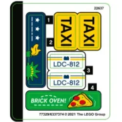 Sticker Sheet for Set 40468 - (77329/6337374)