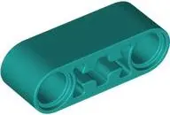 Turquoise Technic, Liftarm Thick 1 x 3 - Axle Hole