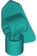 Turquoise Technic, Panel Fairing # 7 Very Small Smooth Short, Side A