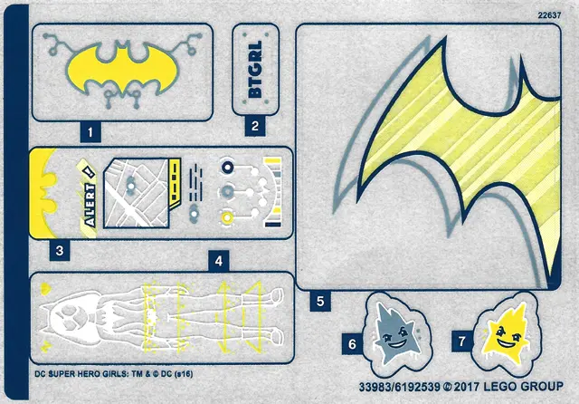 Sticker Sheet for Set 41237 - (33983/6192539)
