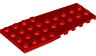 Red Wedge, Plate 4 x 9 with Stud Notches