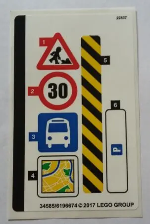 Sticker Sheet for Set 40170 - (34585/6196674)