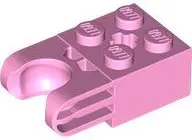 Pink Technic, Brick Modified 2 x 2 with Ball Socket and Axle Hole - Straight Forks with Round Ends a