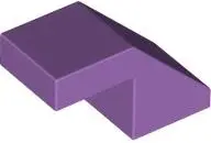 Lavender Slope 45 2 x 1 with Cutout without Stud