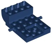 Dark Blue Vehicle, Base 4 x 6 x 1 2/3 Curved