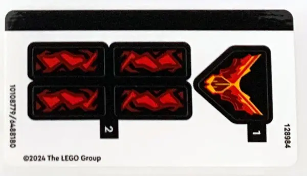 Sticker Sheet for Set 76289 - (10108779/6488180)
