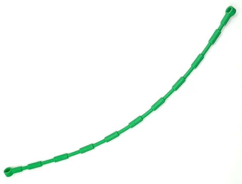 Bright Green Hose, Flexible 21L with 2 Connector Ends and Rope Climbing Grips