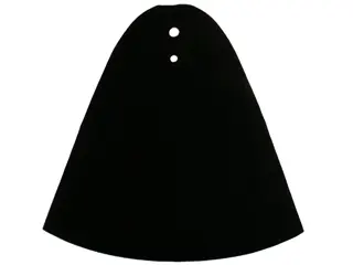 Black Cloth Cape with 2 Holes, Large Buildable Figures
