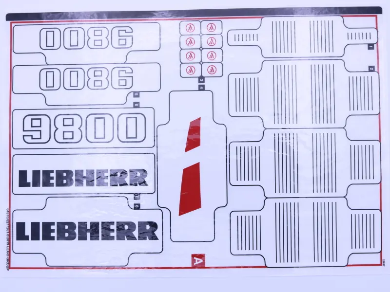 Sticker Sheet for Set 42100, Sheet 1 - (64870/6277261)