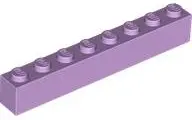 Lavender Brick 1 x 8