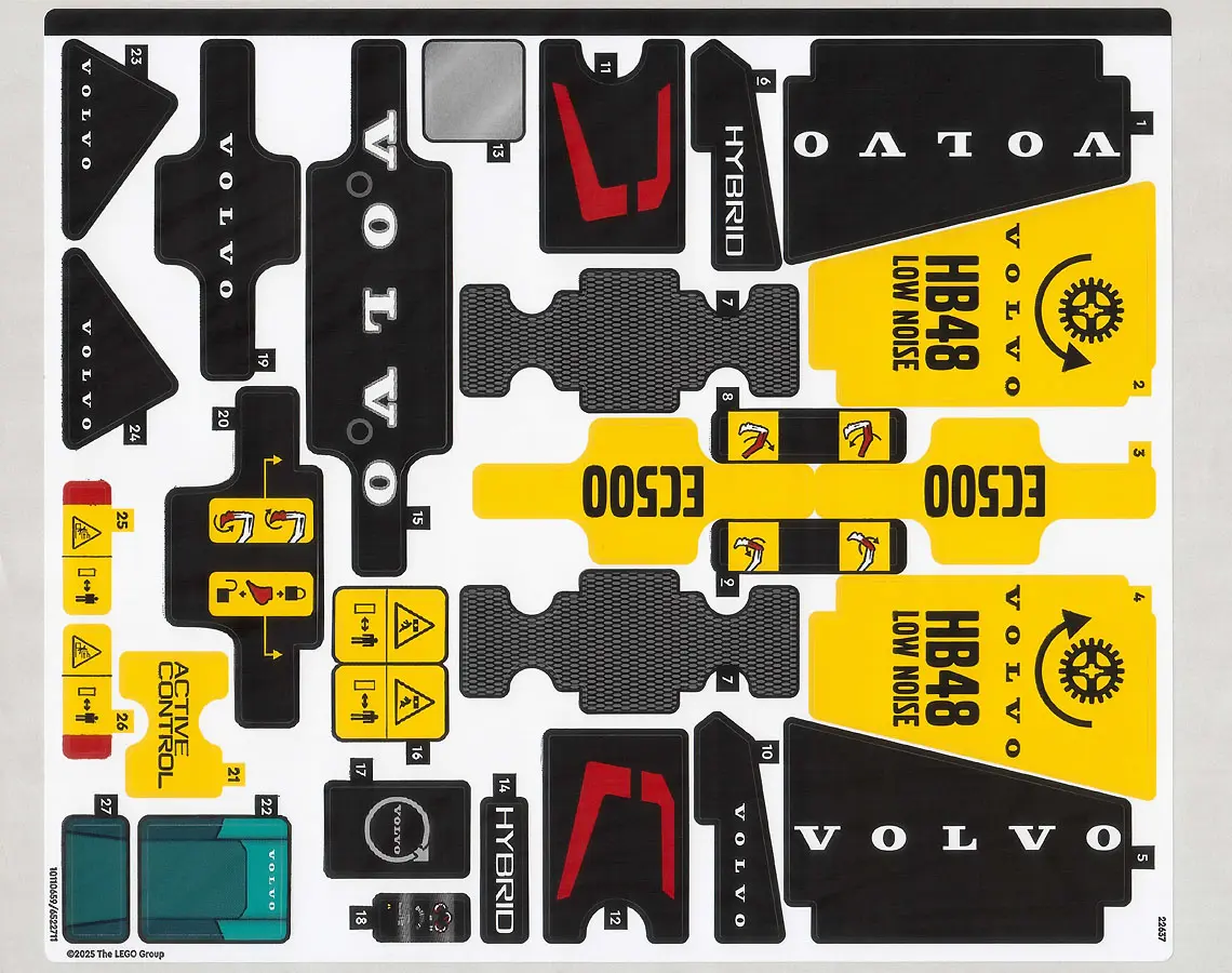 Sheet for Set 42215 - (10110659/6522711)