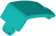 Turquoise Technic, Panel Curved 3 x 5 x 3