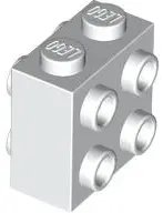 Brick, Modified 1 x 2 x 1 2/3 with Studs on Sides
