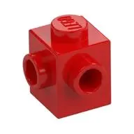 BRICK 1X1, W/ 2 KNOBS, CORNER