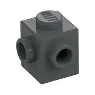 BRICK 1X1, W/ 2 KNOBS, CORNER