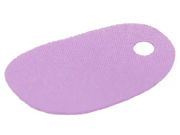 Medium Lavender Cloth Play Cube Accent Dog Ear with 1 Hole, Wide End - Traditional Starch Fabric