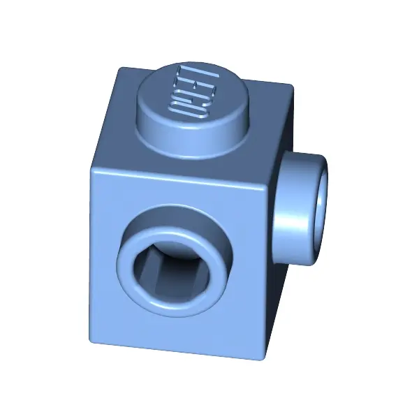 BRICK 1X1, W/ 2 KNOBS, CORNER