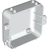 White Container, Box 3 x 8 x 6 2/3 Half Back