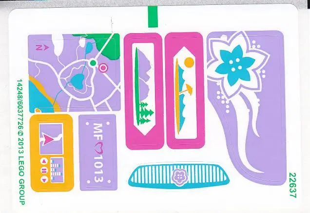 Sticker Sheet for Set 41013 - (14248/6037726)