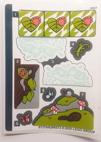 Sticker Sheet for Set 41423 - (67379/6296573)