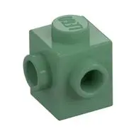 BRICK 1X1, W/ 2 KNOBS, CORNER