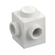 BRICK 1X1, W/ 2 KNOBS, CORNER