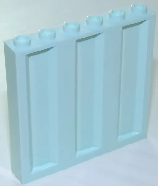 Light Aqua Panel 1 x 6 x 5 with Corrugated Profile