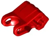 Red Hero Factory Fist with Axle Hole - 4 Fingers