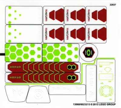 Sticker Sheet for Set 70703 - (13068/6023213)