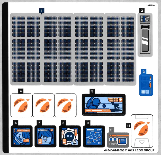 Sticker Sheet for Set 60227 - (44545/6248696)