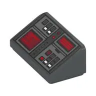 ROOF TILE 1X2X2/3, ABS NO. 6