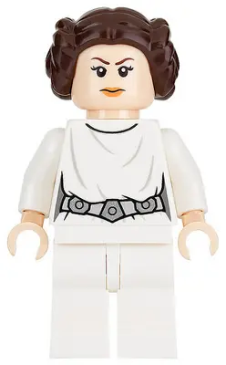 Princess Leia (White Dress, Detailed Belt)