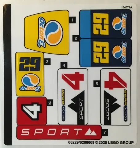Sticker Sheet for Set 60256 - (66229/6288069)