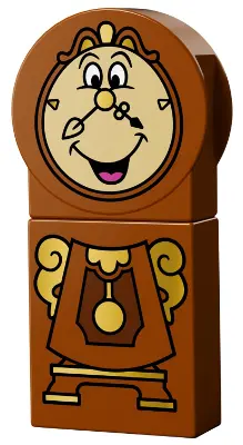 Duplo Figure, Disney Princess, Cogsworth with Gold Pendulum
