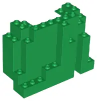 Green Rock Panel 4 x 10 x 6 Rectangular (BURP)