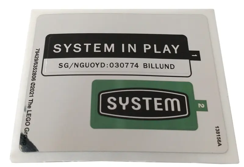Sticker Sheet for Set 21327 - (79429/6352806)