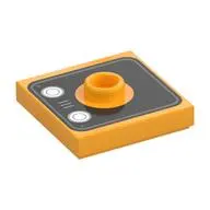 PLATE 2X2, W/ 1 KNOB, NO. 4