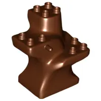 Reddish Brown Duplo, Plant Tree Trunk Segment Base