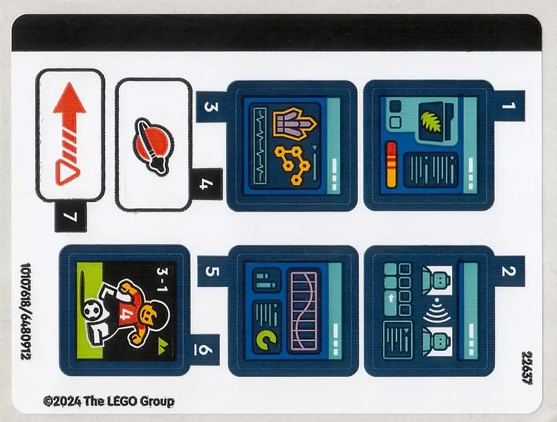 Sticker Sheet for Set 60439 - (10107618/6480912)