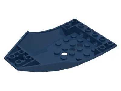 Dark Blue Cockpit 10 x 6 x 2 Curved