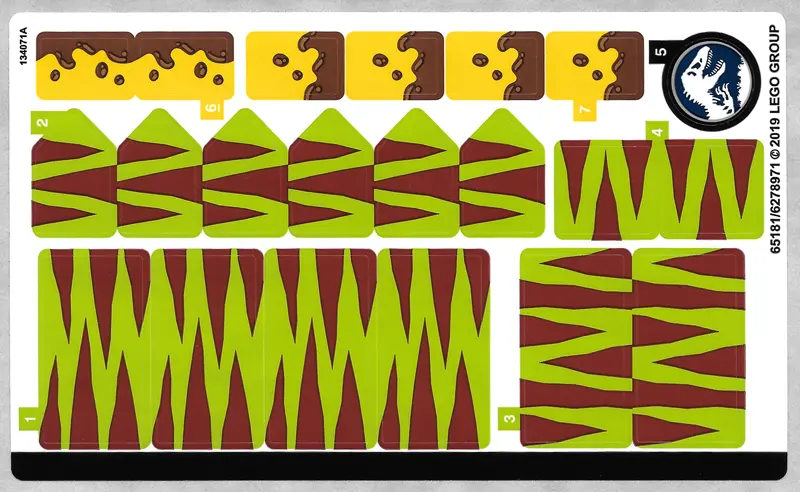 Sticker Sheet for Set 75938 - (65181/6278971)