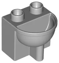 Light Bluish Gray Duplo, Furniture Bathroom Sink