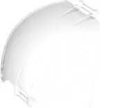 Trans-Clear Windscreen Quarter Dome, Bar Handles at Top and Bottom
