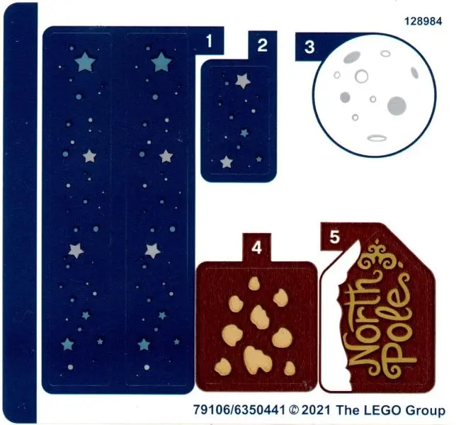 Sticker Sheet for Set 40484 - (79106/6350441)