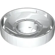 White Propeller 1 Blade Solid 10 Diameter (Ninjago Spinjitzu Rotor)