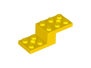 Yellow Bracket 5 x 2 x 1 1/3 with 2 Holes and Bottom Tube
