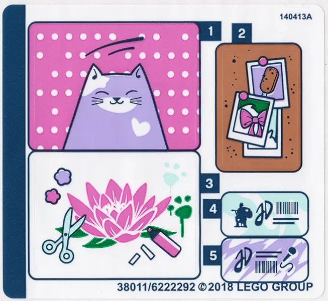 Sticker Sheet for Set 41342 - (38011/6222292)
