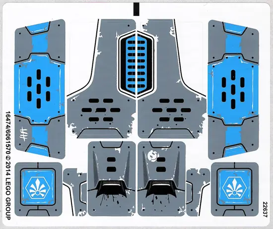 Sticker Sheet for Set 70131 - (16474/6061570)