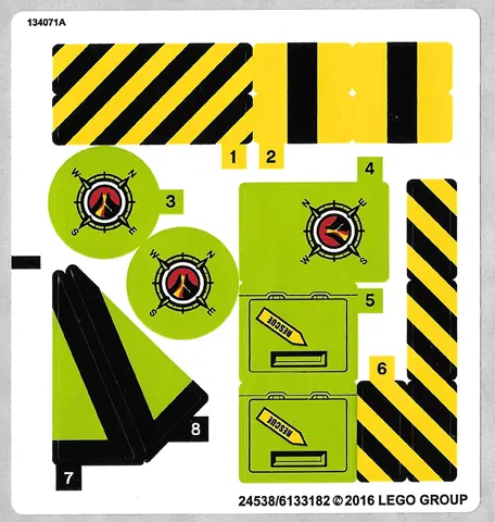 Sticker Sheet for Set 60123 - (24538/6133182)