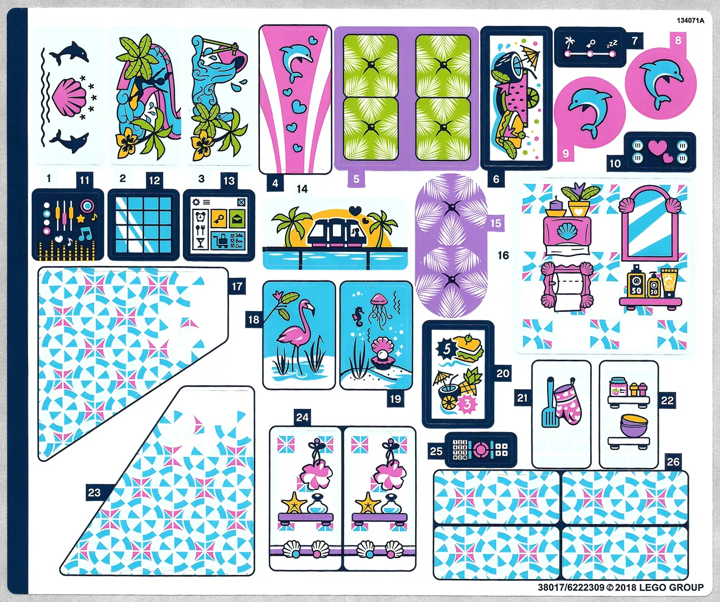Sticker Sheet for Set 41347 - (38017/6222309)